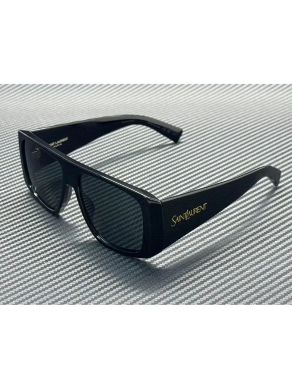 New Saint Laurent Women Black Sunglasses 57-15-140